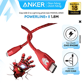 Cáp sạc ANKER PowerLine+ III USB-C TO li.ght.ni.ng dài 1.8M