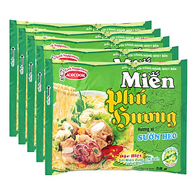 Miến Phú Hương sườn heo 58g combo 5 gói