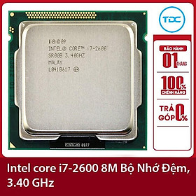 Mua Cpu Intel Core i7 2600 4 nhân 8 luồng sockeet 1155 3.40 GHz - 3.80 GHz bóc máy