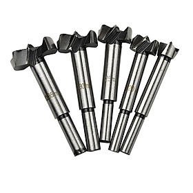 5Pcs Drill Bit Sets 15mm-35mm Hole Saw Set Wood Boring Drill Bits