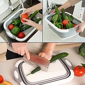 Mua Chậu rửa kèm thớt gấp gọn thông minh