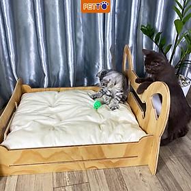 Giường gỗ cho chó mèo