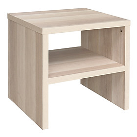 Tủ đầu giường JYSK Hangendrup gỗ công nghiệp màu sồi trắng 50x39x50cm