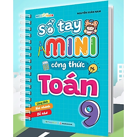 Sách - Sổ Tay Mini Công Thức Toán 9 (MG)