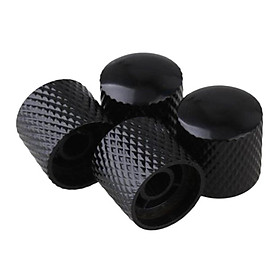 4x    Volume Knobs Black for Electric Guitar Replacement Parts