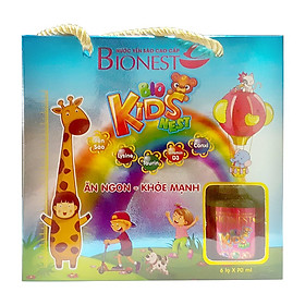 Hộp Yến sào Bionest Kids cao cấp - hộp tiết kiệm 6 lọ