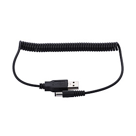 Dây Cáp Lò Xo Chuyển Đổi USB Sang DC 5.5 x 2.1