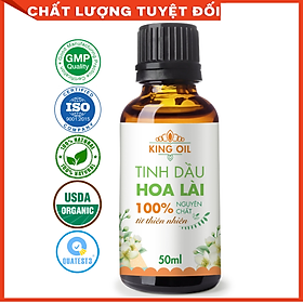 Tinh dầu Hoa Lài (hoa Nhài) 50ml nguyên chất từ thiên nhiên, xông phòng, khử mùi, thơm phòng, đuổi muỗi - KingOil