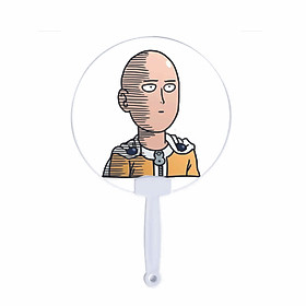 Quạt tròn cán nhựa IN HÌNH One-Punch Man anime