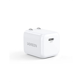 Mua Củ sạc mini cổng USB-C chân cắm US Ugreen 70572 20W USB-C Màu Trắng CD249 Hàng chính hãng