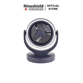 Mua Quạt sạc tích điện để bàn kiêm đèn ngủ  Nineshield KBQD01 - Hàng chính hãng