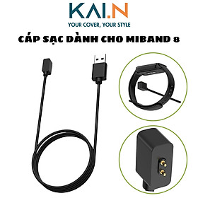 Dây Cáp Sạc Từ Tính Dành Cho Đồng Hồ Thông Mình Xiaomi MI BAND 8, Kai.N MIBAND CHARGE - HÀNG CHÍNH HÃNG