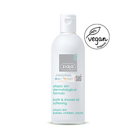 Dầu Tắm Mềm Mịn Da Ziaja Med Atopic Skin Dermatological Formula Bath & Shower Oil Softening 270ml
