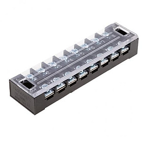 3x 8 Position Double Rows Electrical Wire Connector Strip Screw Terminal Block