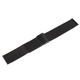 18mm 20mm 22mm Stainless Steel Mesh Bracelet Watch Strap Watch Band Clasp Buckle