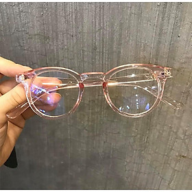 Gọng Kính Unisex Tròn Mắt Mèo 2129 (45/22/145)