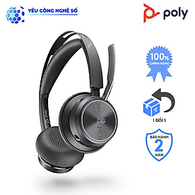 Tai Nghe Không Dây Poly Voyager Focus 2 UC USB-A Hàng Chính Hãng