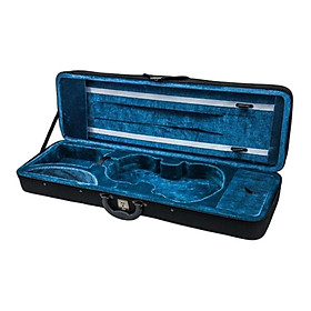 Violin Storage Hard Box, Oblong Violin Carrying Bag with Handle for Travel