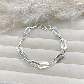 Lắc Tay Nam Bạc Ta Móc Xích BẠC HIỂU MINH LTN051