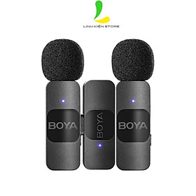 Mua Micro thu âm không dây Boya BY-V2 - Micro cài áo nhỏ gọn sử dụng cho hệ điều hành IOS với chức năng chống ồn hiệu quả - Hàng chính hãng