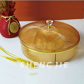 Mua Khay đựng mứt Tết 5 ngăn nhựa meka vàng an toàn   sang trọng