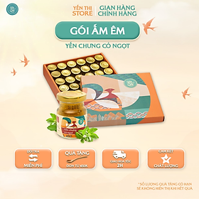 (Tặng muỗng gỗ đơn 450k)Yến Thị- Gói 30 Hũ Qùa Tặng- 30% Yến- Yến Sào Khánh Hòa