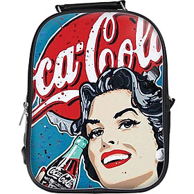Balo In Hình Cô Gái Quảng Cáo Coca-Cola BLAT007