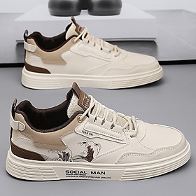 Giày Sneaker Nam, Giày Da Nam Thấp Cổ Da Lì - Mẫu Mới