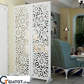 Mua Bình phong hoa văn 2 vách 1m2  1m5 có chân đỡ GT212 mới