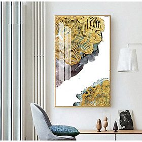 Mua Tranh treo tường phòng khách  phòng ngủ -Tranh treo 1 tấm dọc M26421/ Gỗ MDF cao cấp phủ kim sa/ Chống ẩm mốc  mối mọt/Bo viền góc tròn