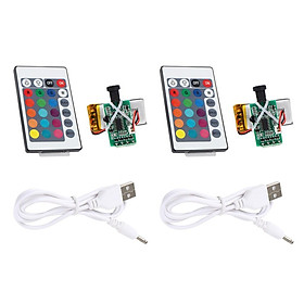 2 Pieces 16 Colors Usb Touch Board 3d Printing Moon Light Board Night Lamp