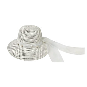 Women's Straw Hats Sun Hat Summer Beach Cap Wide Brim Visor Hats for Holiday
