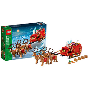 LEGO - 40499- Bộ Xe Trượt Tuyết Ông Già Noel