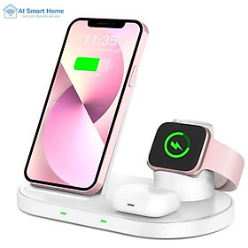 Mua Sạc Điện Thoại Không Dây – 3 Trong 1