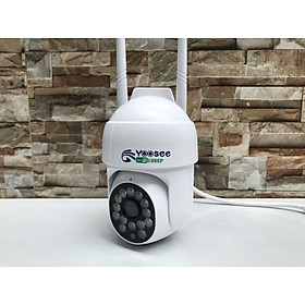 Camera IP Ngoài trời Yoosee PTZ 2 Râu FullHD 1080P 6 LED trợ sáng, 4 LED hồng ngoại, đàm thoại 2 chiều, hỗ trợ xoay 360 (trắng) Hàng Nhập Khẩu