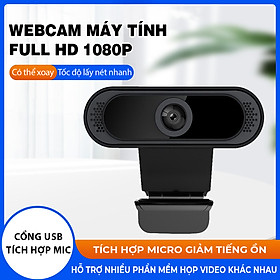Webcam máy tính có mic ,độ phân giải full hd 1080p- D1504