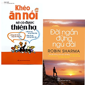 Combo 2 Cuốn Điều Vĩ Đại Trong Đời Thường : Khéo Ăn Nói Sẽ Có Được Thiên Hạ ( Tái Bản ) + Đời Ngắn Đừng Ngủ Dài (Tái Bản) / Kỹ Năng Giao Tiếp Và Sự Trải Nghiệm Đời Sống