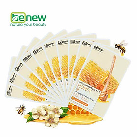 Bộ 10 mặt nạ Mật ong Benew Kháng khuẩn, chống lão hóa, se khít lỗ chân lông Hàn Quốc Benew Nature Herb Mask Pack Honey