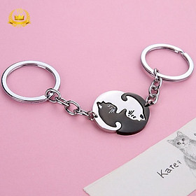 Mua Set 2 Móc Khóa Hình Mèo Lười Xinh Xắn Dễ Thương