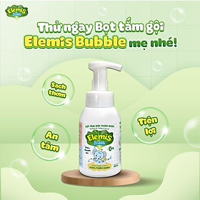 Bọt tắm gội thảo dược cho trẻ từ sơ sinh Elemis Bubble 250ml