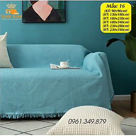 Mua  CÓ SIZE LỚN  Khăn Thảm phủ Sofa chống bụi bẩn  Mền đắp thư giãn  Thảm Sofa phòng khách loại một màu  HÀNG CÓ SẴN