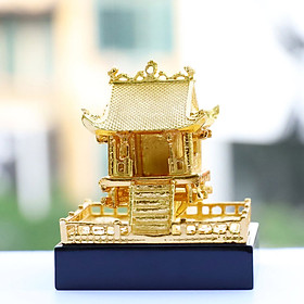 Mua Quà tặng lưu niệm Hà Nội: Chùa một cột mạ vàng 24K (size bé)