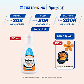 Dầu gội Selsun chống gàu, sạch gàu & hết ngứa da đầu Selsun Anti-Dandruff Shampoo 50ml