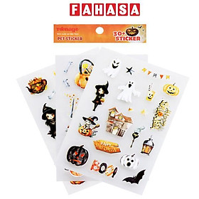 Bộ 30 Pet Sticker Halloween - Teenage SP-02