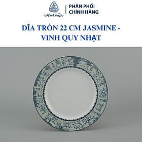 Mua Dĩa tròn 22 cm – Jasmine – Vinh Quy Nhạt - Gốm sứ cao cấp Minh Long 1