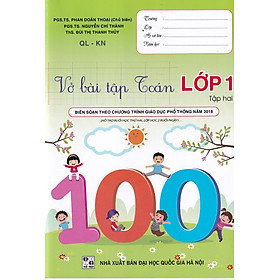 VỞ BÀI TẬP TOÁN LỚP 1 TẬP 2 – VIẾT THEO BỘ SÁCH KẾT NỐI