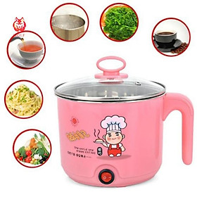 Mua Ca Nấu Mì  Nấu Lẩu Mini Đa Năng 2 Tầng Siêu Tốc 18cm Tặng Kèm Khay Hấp