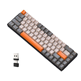 Mechanical Keyboard 2 Connection Methods PBT Key Caps Keypad for Laptop