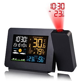 Wireless LCD Digital Weather Station Thermometer In/Outdoor Sensor