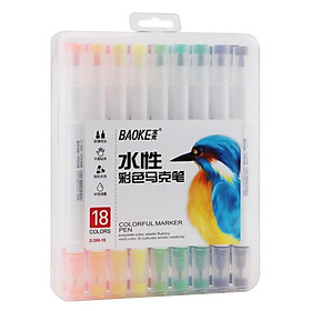 Bút lông hai đầu Marker Baoke - D289